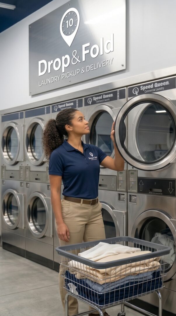 We Wash, Dry, & Fold Your Laundry at Our Facility